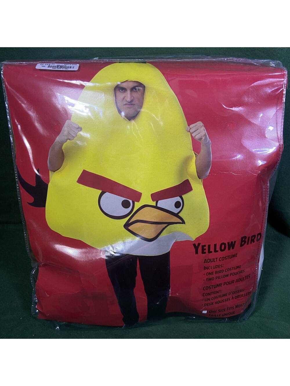 Angry Birds Yellow Bird Child Costume One Size Fits Most Halloween